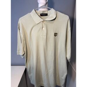 RuffHewn Vintage Mens Sage Green UPS Logo Polo Shirt XL Cotton Pique Short Sl